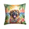 Edge Collections - 18" X 18" - Multicolor - Leonberger Luau Throw Pillow Machine - 1 Piece